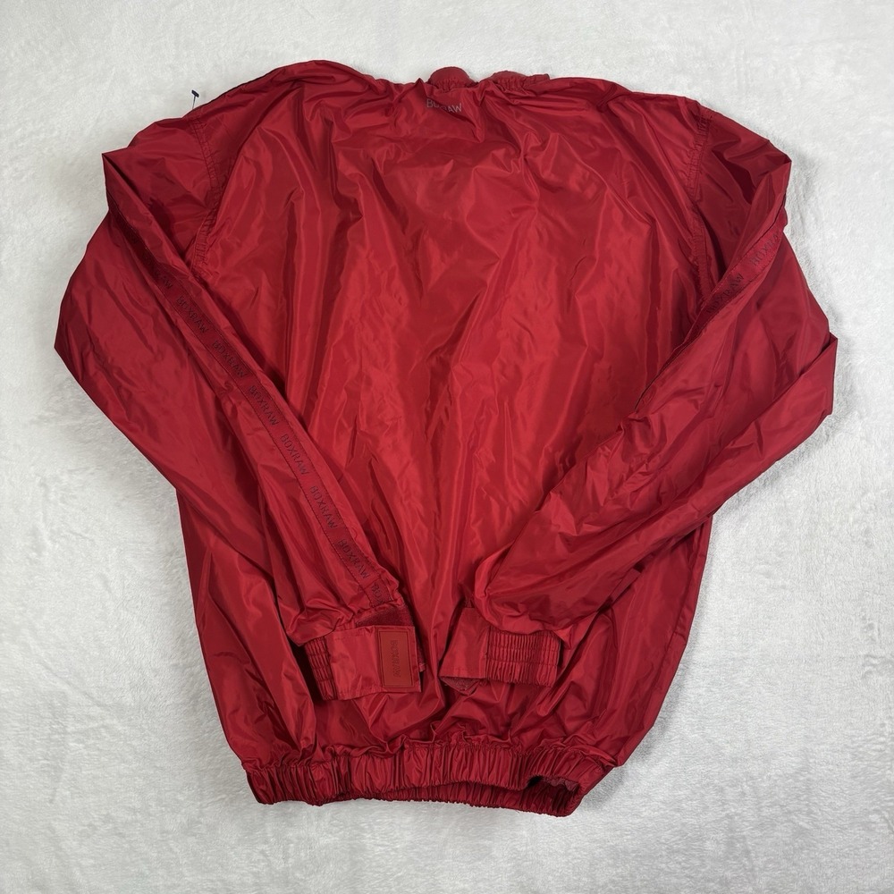 BOXRAW Sauna Suit Red Pullover Long Sleeve Sweatshirt Men's Large Activewear - Picture 5 of 9